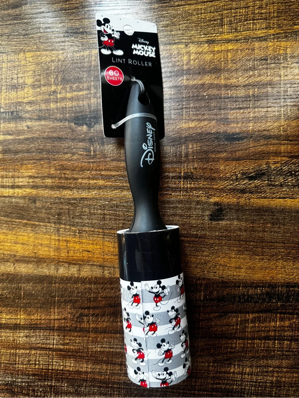 Disney Mickey Mouse Lint Roller 60 Sheets NWT Pet Hair Remover Clothes Cleaner